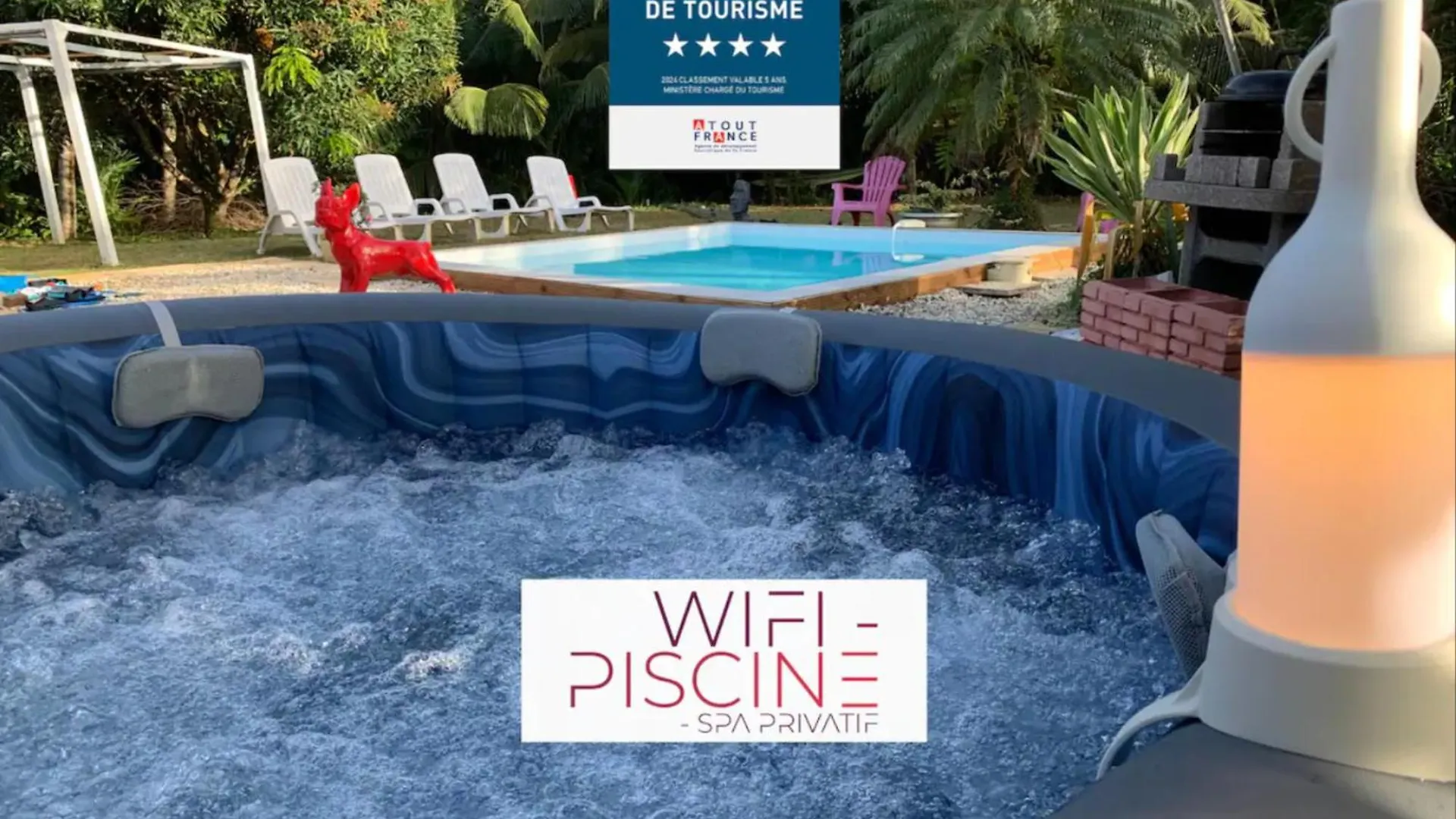 Suite Lagoon Climatisee Avec Piscine, Spa Privatif Riviere-Salee